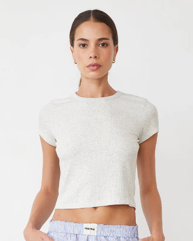 Relaxed Style Supersoft Rib Mini Crew