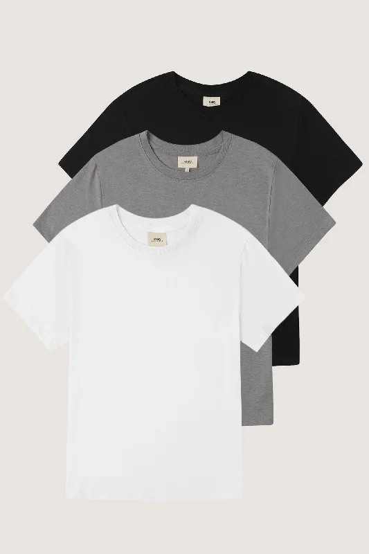 Women's Casual Wear Outfit Relaxed Crew Neck T-shirt Pack (Core)