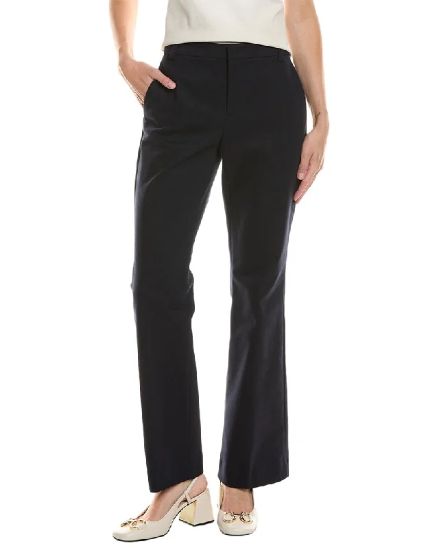 Women's Trendy Apparel Vince Cotton Stretch Boot Cut Trouser